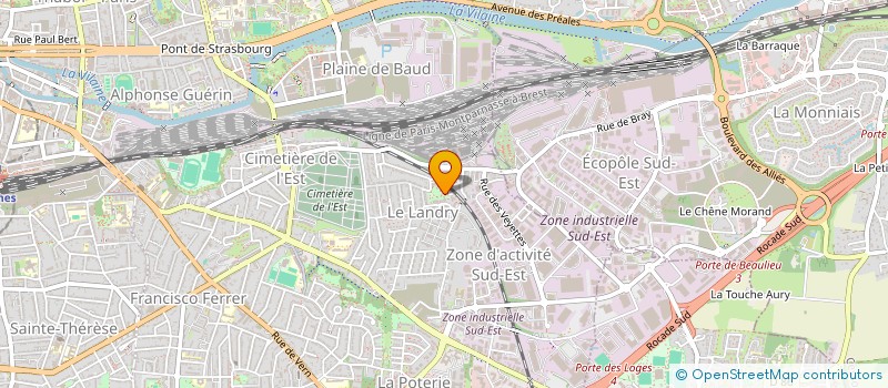 localisation de l'entreprise HERMINE FRANCE PROPRETE  RENNES