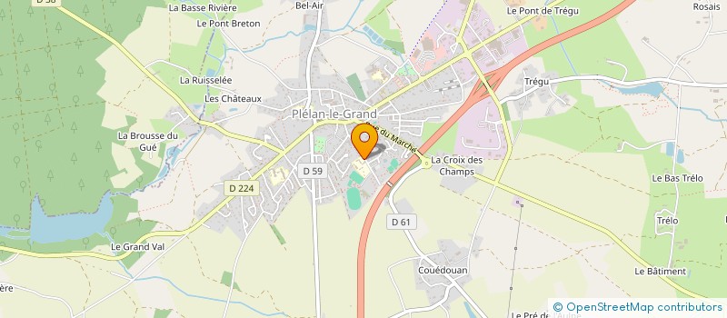 localisation de l'entreprise HERMINE ORCHESTRA  PLELAN-LE-GRAND