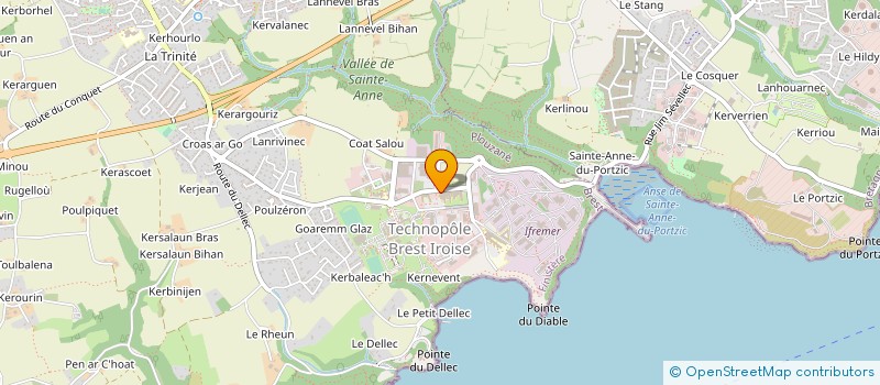 localisation de l'entreprise HERMINES ALL STARS CHEERLEADERS  PLOUZANE