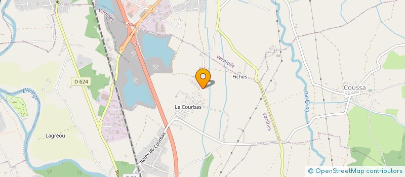 localisation de l'entreprise HERMINIA à VARILHES