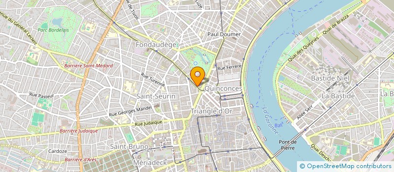 localisation de l'entreprise HERMINVEST  BORDEAUX