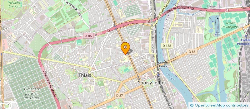 localisation de l'entreprise HERMIONE  CHARENTON-LE-PONT