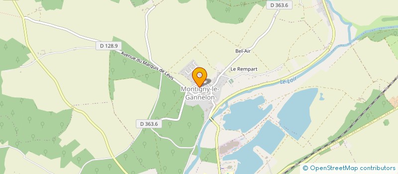 localisation de l'entreprise HERMIONE à CLOYES-LES-TROIS-RIVIERES