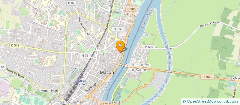 localisation de l'entreprise HERMIS à MACON