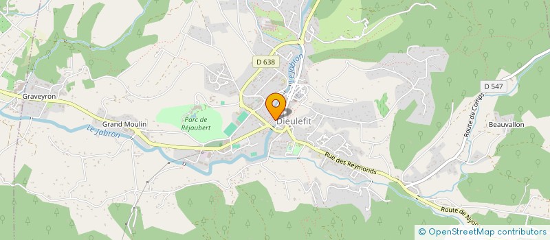 localisation de l'entreprise HERMITAGE  DIEULEFIT