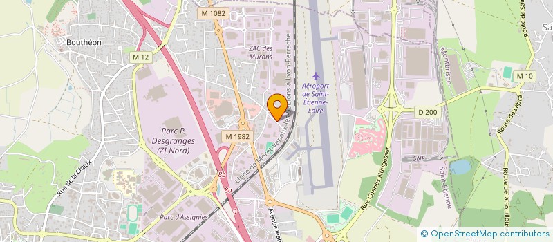 localisation de l'entreprise HERMITAGE  ANDREZIEUX-BOUTHEON