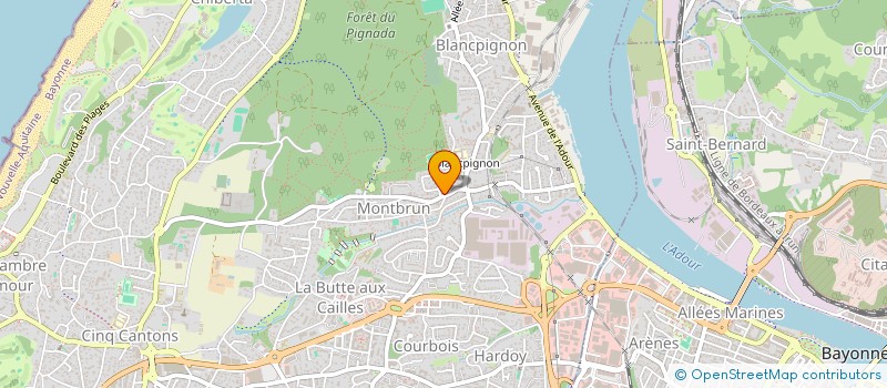 localisation de l'entreprise HERMITAGE  ANGLET