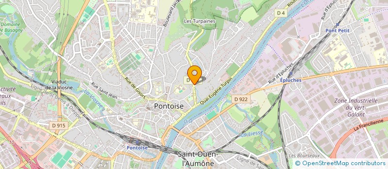 localisation de l'entreprise HERMITAGE  PONTOISE