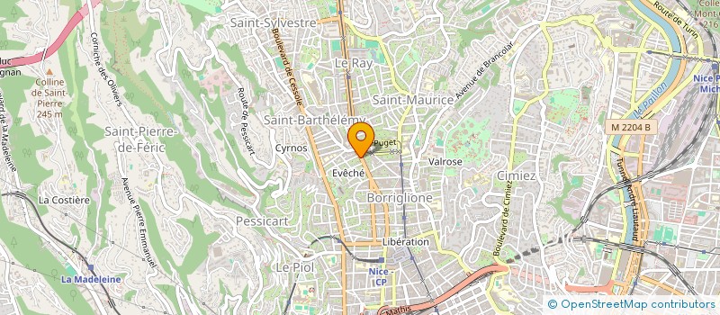 localisation de l'entreprise HERMITAGE EZE  EZE