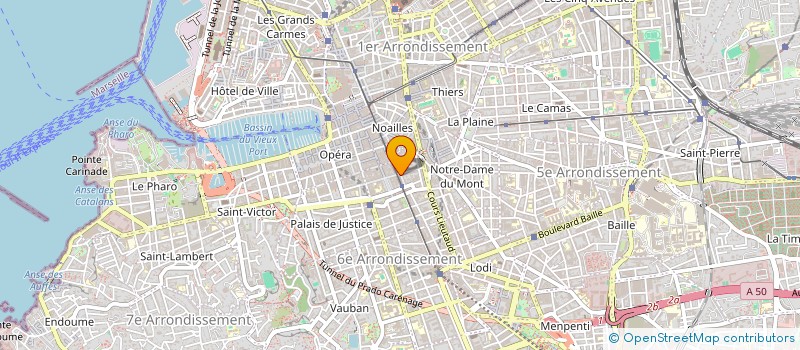 localisation de l'entreprise HERMOSA à MARSEILLE 6