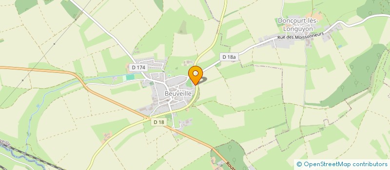 localisation de l'entreprise HERMOSA IMMO S.C.I.  BEUVEILLE