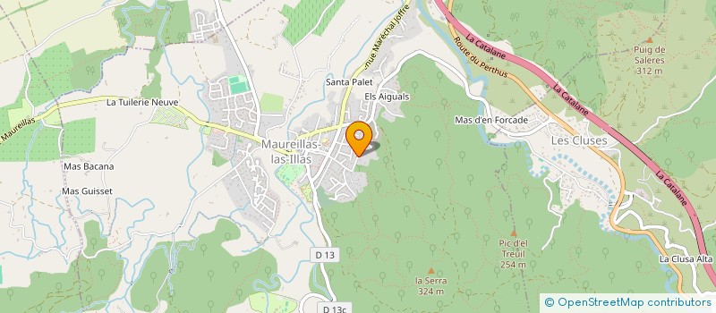 localisation de l'entreprise HERMOSA VISTA  MAUREILLAS-LAS-ILLAS