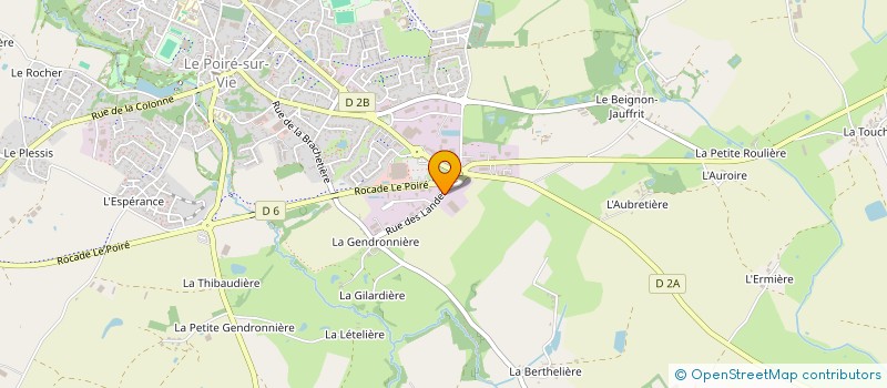 localisation de l'entreprise HERMOUET  LE POIRE-SUR-VIE