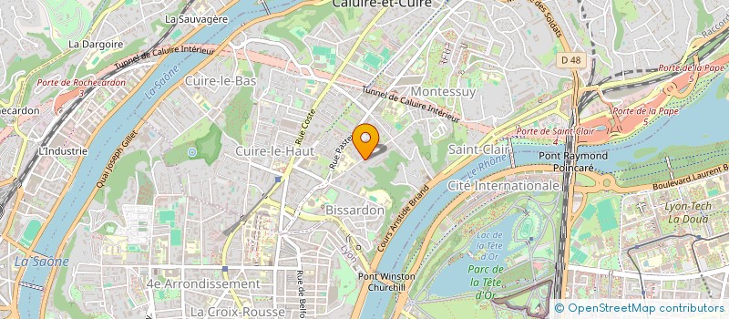 localisation de l'entreprise HERMY à CALUIRE-ET-CUIRE