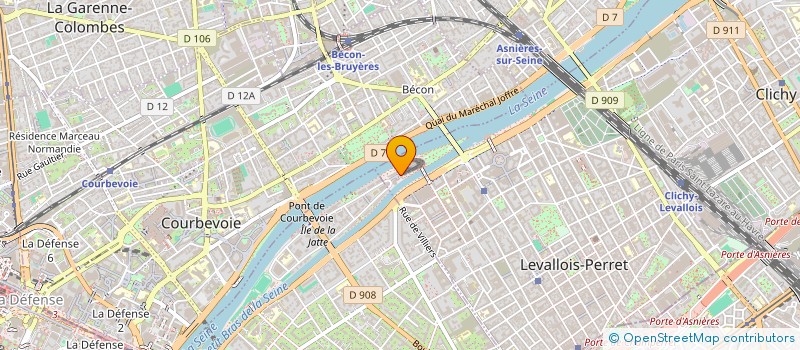 localisation de l'entreprise HERMY FINANCE à LEVALLOIS-PERRET