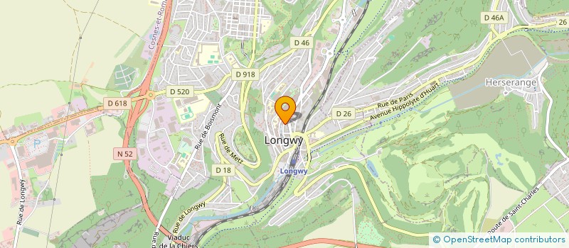 localisation de l'entreprise HERNA ET FILS à LONGWY