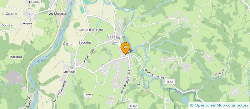 localisation de l'entreprise HERNANDEZ  CASSAGNE