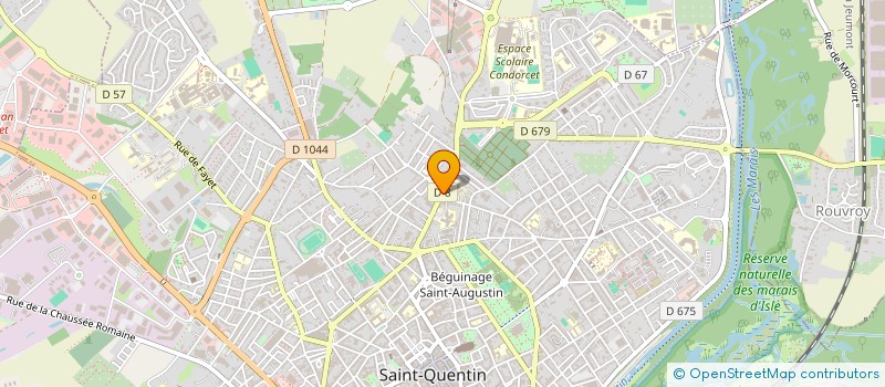 localisation de l'entreprise HERNANDEZ à SAINT-QUENTIN
