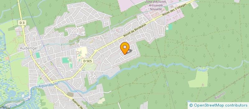 localisation de l'entreprise HERNANDEZ AGENCEMENT  AUDENGE