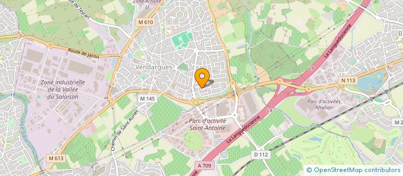 localisation de l'entreprise HERNANDEZ-BENAZET à VENDARGUES