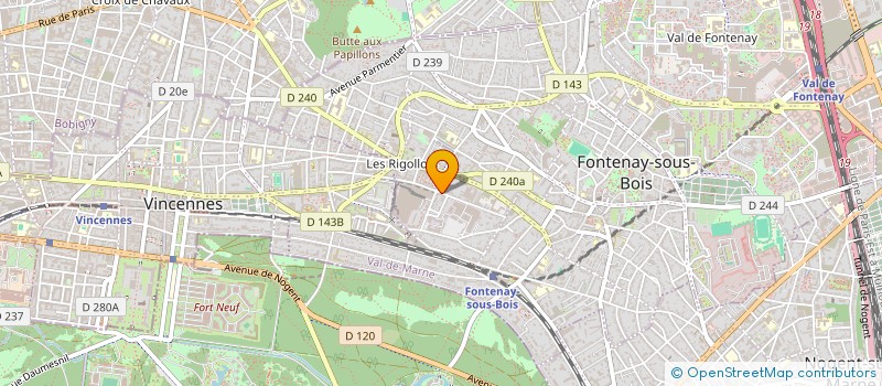 localisation de l'entreprise HERNANDEZ CONSEIL RH à FONTENAY-SOUS-BOIS