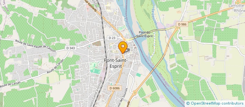 localisation de l'entreprise HERNANDEZ GRAIL TIPHANY  PONT-SAINT-ESPRIT