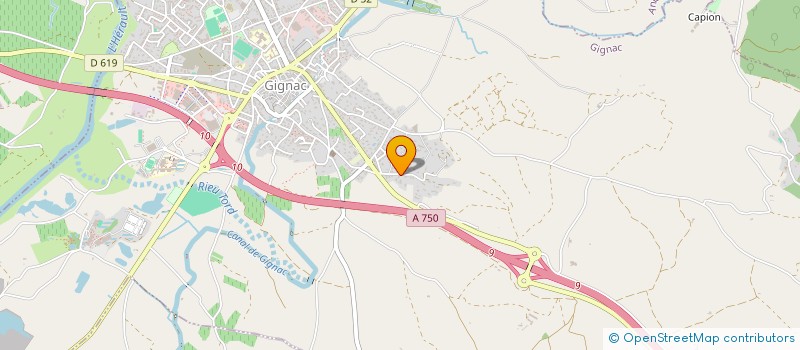 localisation de l'entreprise HERNANDEZ INVEST  GIGNAC