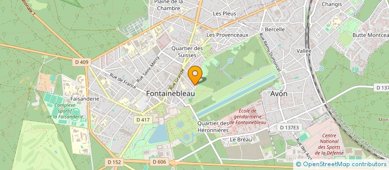 localisation de l'entreprise HERNANDEZ IVAN ET LOPEZ MARTA à FONTAINEBLEAU