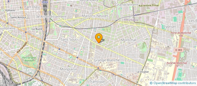 localisation de l'entreprise HERNANDEZ SASU  LYON