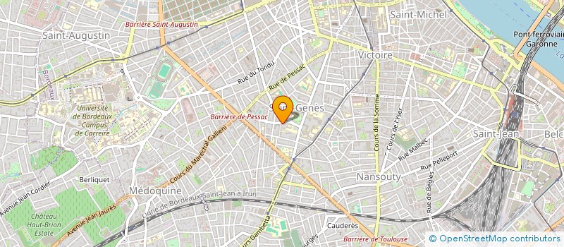 localisation de l'entreprise HERNANI SAINT JEAN  BORDEAUX