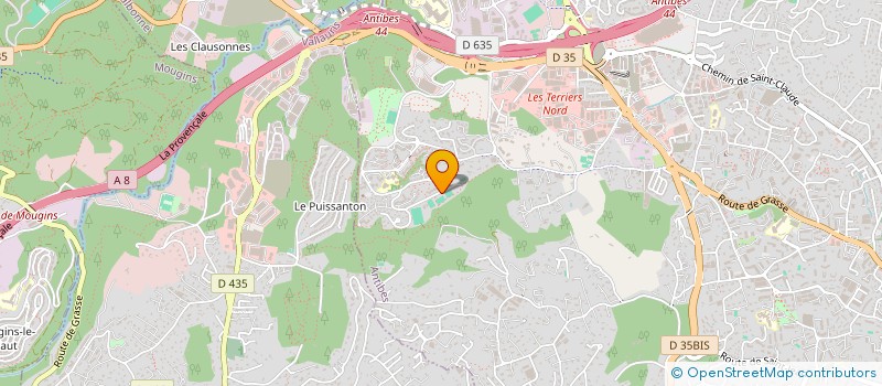 localisation de l'entreprise HERNESTO à ANTIBES