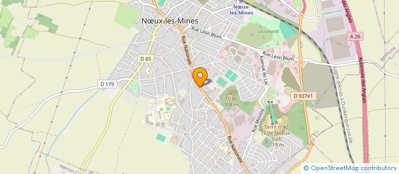 localisation de l'entreprise HERNOUT DENTAL INVEST  NUX-LES-MINES