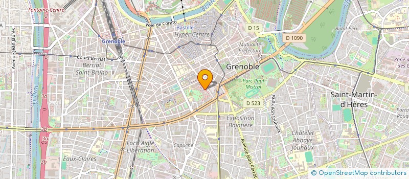 localisation de l'entreprise HERO à GRENOBLE