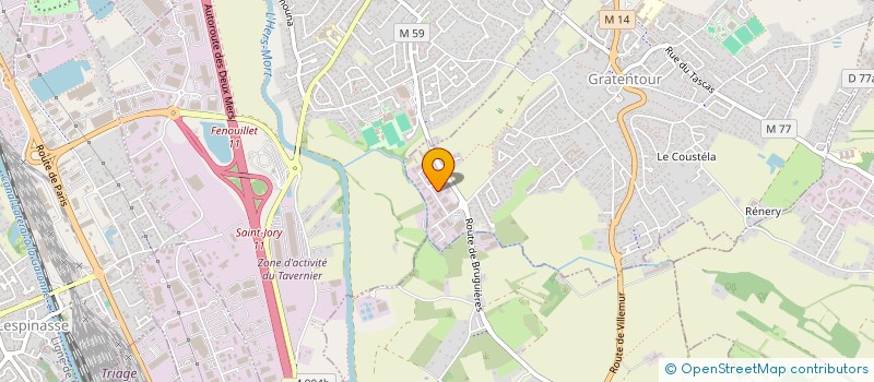 localisation de l'entreprise HERO  GRATENTOUR