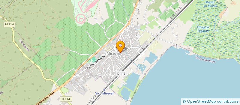 localisation de l'entreprise HERO  AIGUEFONDE