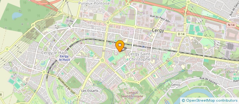 localisation de l'entreprise HERO COM 2021 à CERGY
