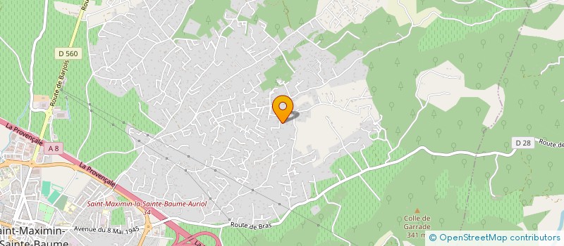localisation de l'entreprise HERO-MAX HEROMAX à SAINT-MAXIMIN-LA-SAINTE-BAUME