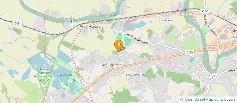 localisation de l'entreprise HERO SKYVIEW à SAIX