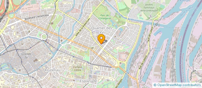 localisation de l'entreprise HEROAD à STRASBOURG