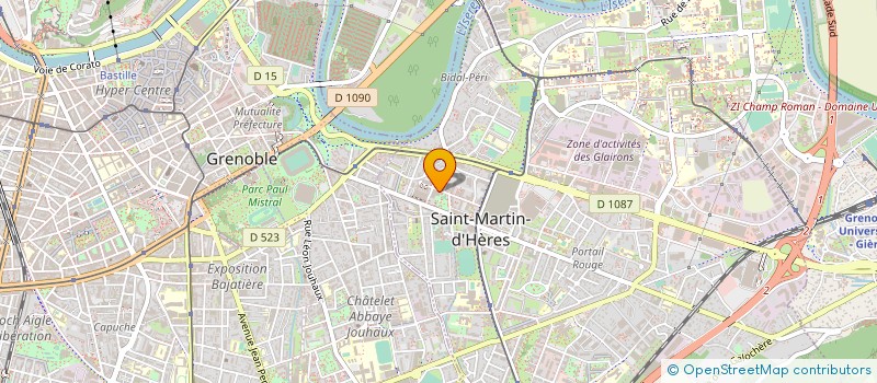 localisation de l'entreprise HERODE  SAINT-MARTIN-D'HERES