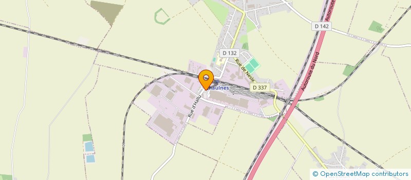 localisation de l'entreprise HERODE à CHAULNES