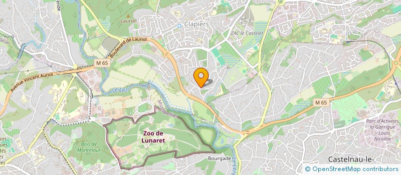 localisation de l'entreprise HERODE  CLAPIERS