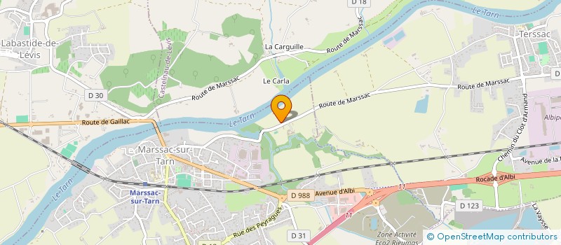 localisation de l'entreprise HERODEBRESSE  MARSSAC-SUR-TARN