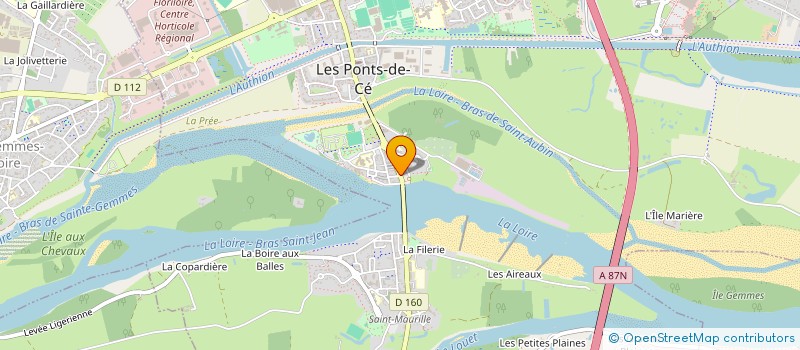 localisation de l'entreprise HEROES  LES PONTS-DE-CE