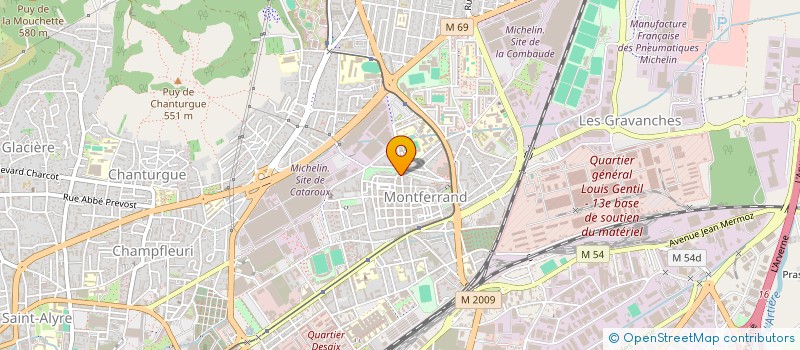 localisation de l'entreprise HEROES MEDIA à CLERMONT-FERRAND