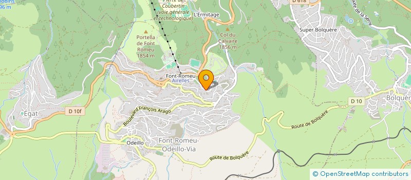 localisation de l'entreprise HEROGUEL  FONT-ROMEU-ODEILLO-VIA