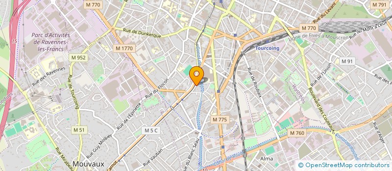 localisation de l'entreprise HEROIC SANTE à TOURCOING