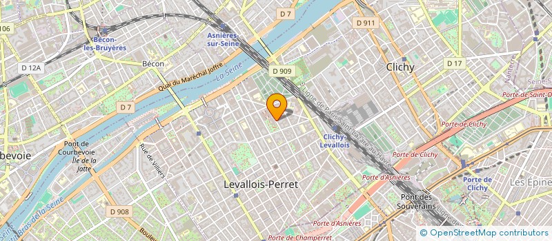localisation de l'entreprise HEROIKS EVENT à LEVALLOIS-PERRET