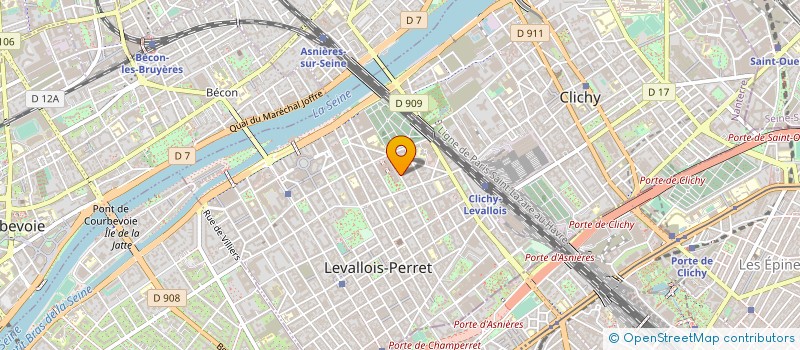 localisation de l'entreprise HEROIKS MEDIA à LEVALLOIS-PERRET