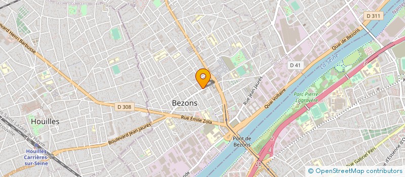 localisation de l'entreprise HEROLD FRUITS à BEZONS